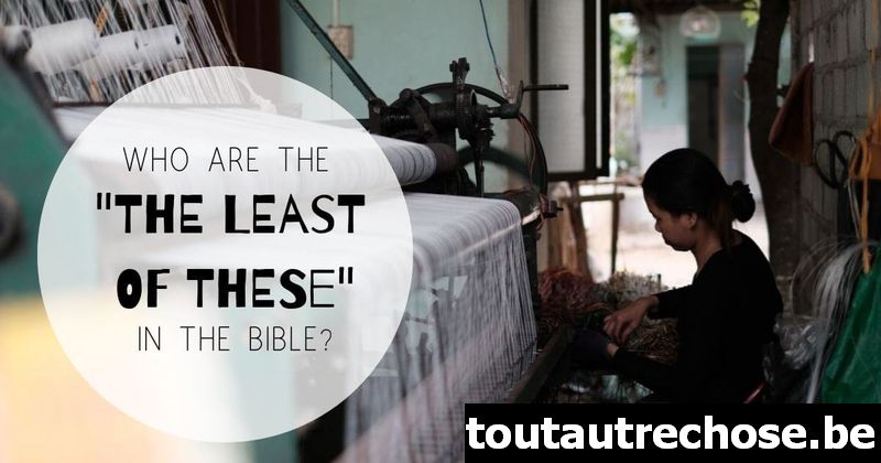 Qui sont les moins nombreux dans la Bible ?